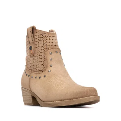 Xti Refresh Collection Women's Suede Ankle Booties In Multi