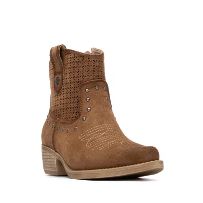 Xti Refresh Collection Women's Suede Ankle Booties In Multi