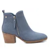 Xti Refresh Women's Fashion Italian Design Booties With Side Zipper By