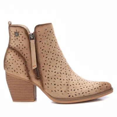 XTI REFRESH WOMEN'S FASHION ITALIAN WESTERN BOOTIES WITH SIDE ZIPPER BY XTI