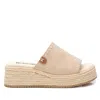 Shop Xti Refresh Women's Wedge Sandals By  In Beige