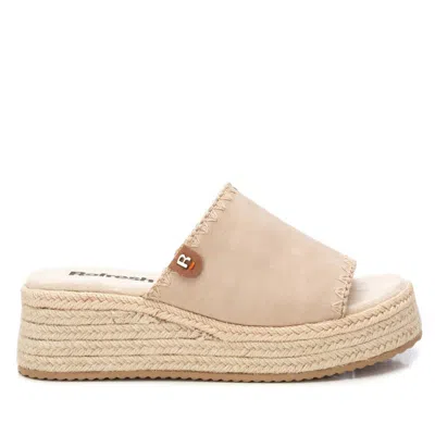 Xti Refresh Women's Wedge Sandals By  In Beige