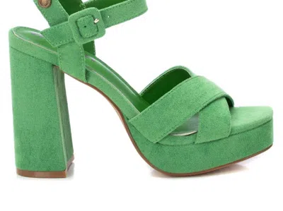 Xti Suede Dressy Sandals In Green