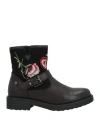 Xti The Perfect Pair Woman Ankle Boots Black Size 8 Tele Fibers