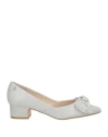 Xti Woman Pumps Light Grey Size 8 Tele Fibers In Grey