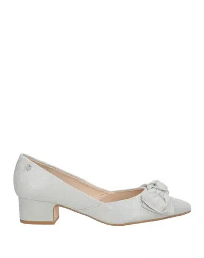 Xti Woman Pumps Light Grey Size 8 Tele Fibers
