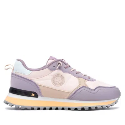 Xti Women's 144156 Round Toe Sneakers In Nude In Purple