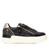 Xti Women's 144233 Round Toe Sneakers In Black In Black