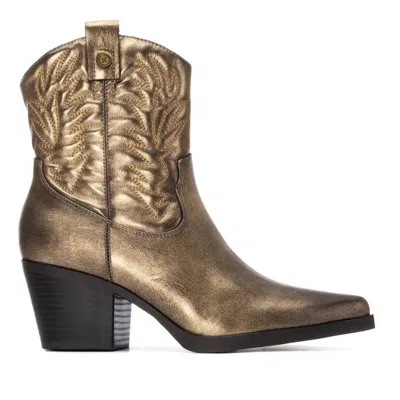 Xti Women's 144305 Heeled Booties In Bronze In Gold