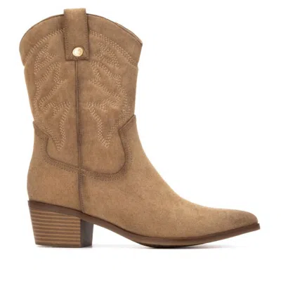 Xti Women's 144307 Heeled Booties In Beige In Brown