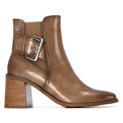 Xti Women's 144315 Ankle Heel Booties In Beige In Brown