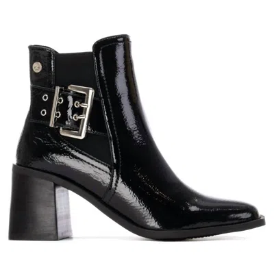 Xti Women's 144315 Ankle Heel Booties In Black