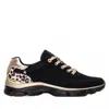 Xti Women's 144361 Round Toe Sneakers In Leopard In Multi