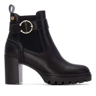 Xti Women's 144521 Block Heeled Booties In Black