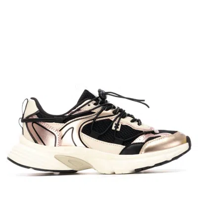 Xti Women's 144534 Round Toe Sneakers In Black In Multi