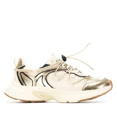 Xti Women's 144534 Round Toe Sneakers In Gold