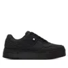 Xti Women's 144535 Round Toe Sneakers In Black In Black