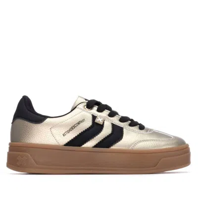 Xti Women's 144585 Round Toe Sneakers In Gold