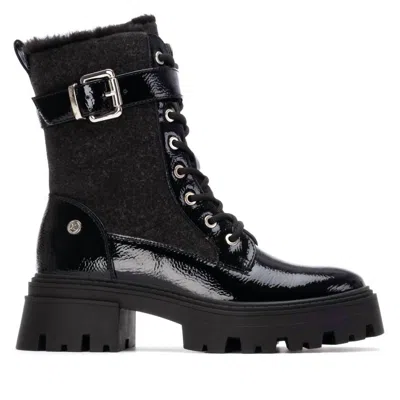 Xti Women's 144669 Block Heel Booties In Black