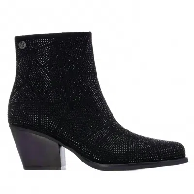 Xti Women's 144670 Round Booties In Black