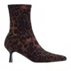 Xti Women's 144702 Heels Booties In Leopard In Brown