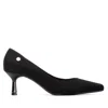 Xti Women's 144704 Kitten Heeled Sandals In Black In Black