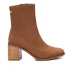 Xti Women's Ankle Booties In Camel In Multi