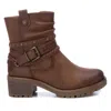 Xti Women's Ankle Booties In Camel In Multi