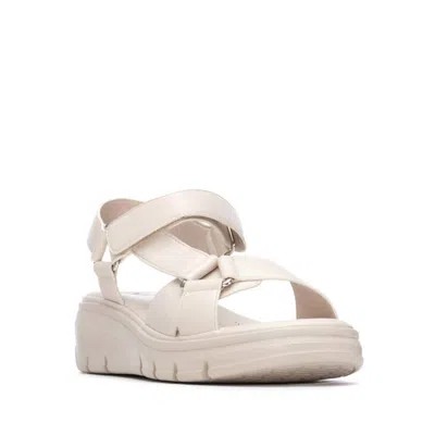 Xti Women's Ankle Strap Sandals In Ice In White