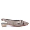 Xti Women's Ballerina Flat Shoes In Plumb In Multi
