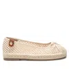 Xti Women's Ballerinas Shoe In Beige In Beige