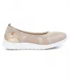 Xti Women's Ballet Flats Shoes In Beige In Gold