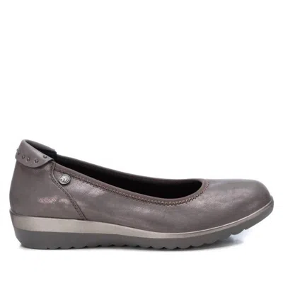 Xti Women's Ballet Flats Shoes In Charcoal In Pink