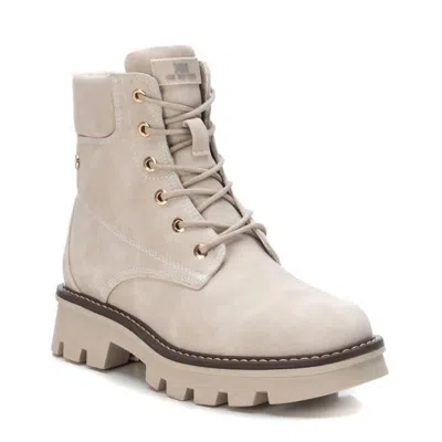Xti Women's Biker Booties In Light Beige In Neutral
