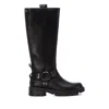 Xti Women's Biker Boots In Black In Black