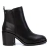 Xti Women's Block Heel Booties In Black In Black