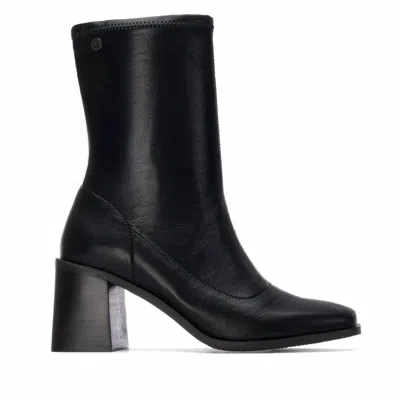 Xti Women's Block Heel Casual Booties In Black