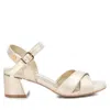 Xti Women's Block Heel Sandals In Gold In Gold