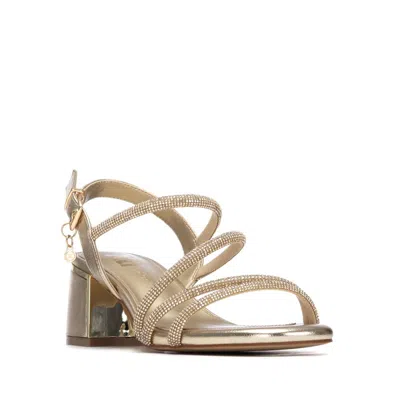 Xti Women's Block Heel Sandals In Gold