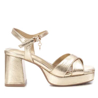 Xti Women's Block Heel Sandals In Gold