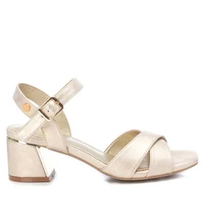 Xti Women's Block Heel Sandals In Gold