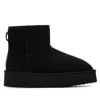 Xti Womens Winter Booties In Black In Black