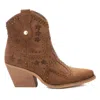 Xti Women's Booties With Rhinestones In Taupe In Grey