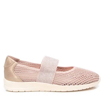 Xti Women's Braided Ballerinas In Nude In Brown