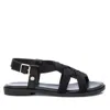 Xti Women's Braided Flat Sandals In Black In Black