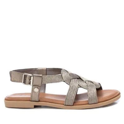 Xti Women's Braided Flat Sandals In Plumb In Multi