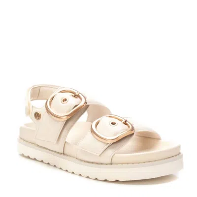 Xti Women's Buckle Sandals In Ice In White