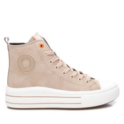 Xti Women's Canvas Ankle Booties In Beige