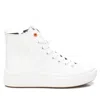 Xti Women's High Top Canvas Sneakers In White In White