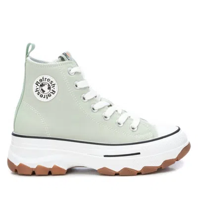 Xti Women's Canvas Ankle Boots In Aqua In Gray